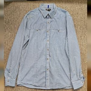 Kenneth Cole medium blue dress shirt